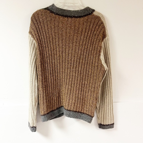 Northern Isles Patchwork Cardigan Patch Pocket Grannie Size Medium - Picture 7 of 11